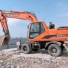 used wheeled excavator